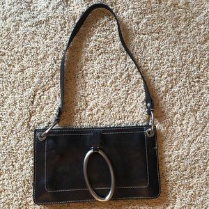 Black shoulder bag